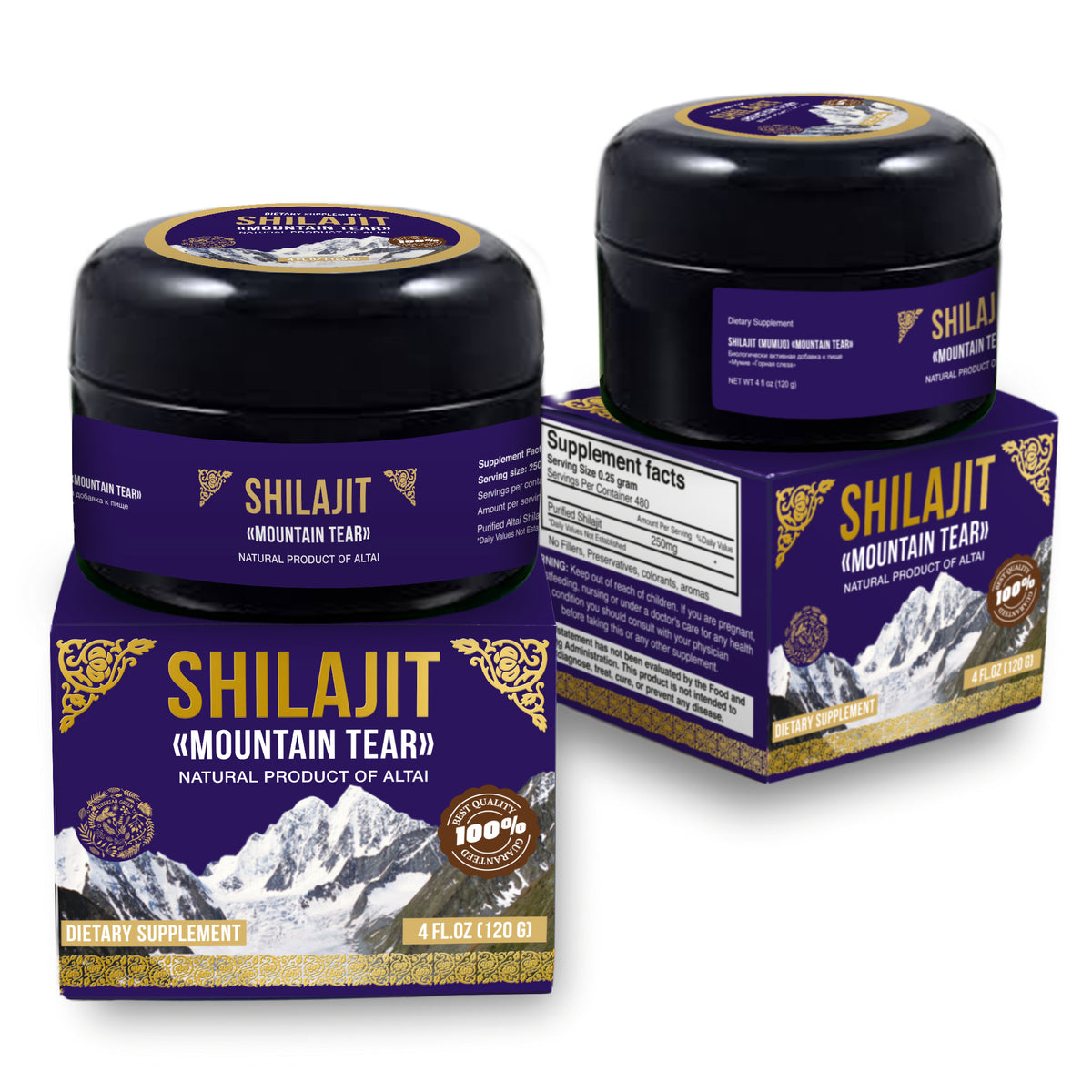 Pure Siberian Shilajit – Altai Mountain Tear (120g)