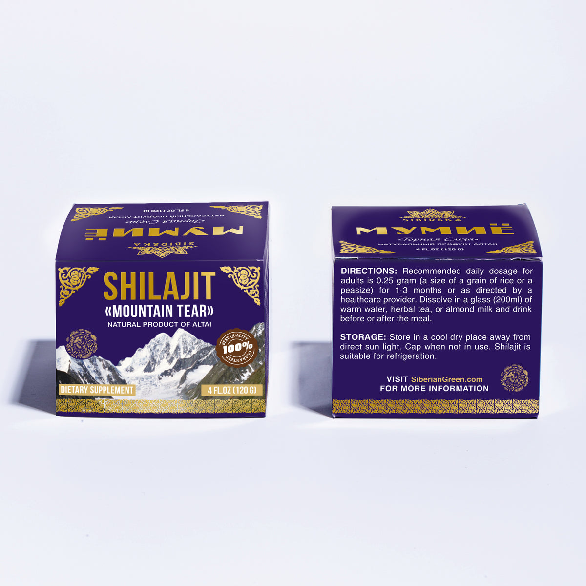 Pure Siberian Shilajit – Altai Mountain Tear (120g)