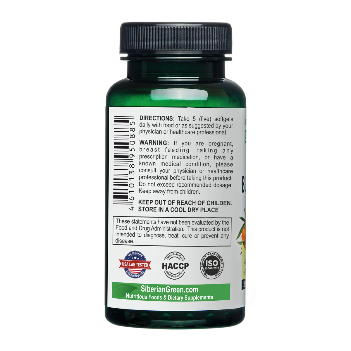 Siberian Sea Buckthorn Oil Capsules – Omega 7 to Meet Your Dietary Supplement Needs