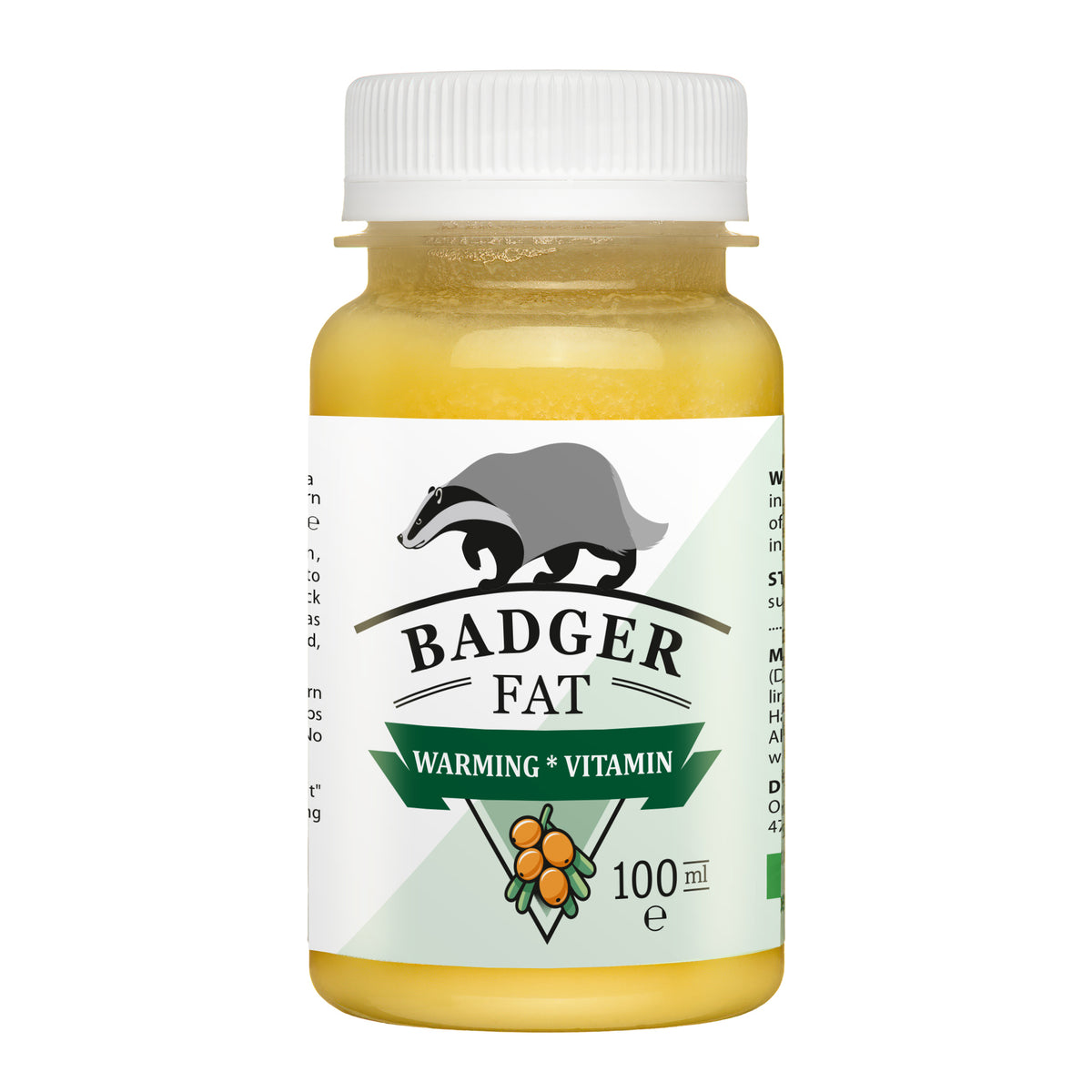 Badger Fat Cream with Sea Buckthorn & Pine Resin – Natural Siberian Remedy