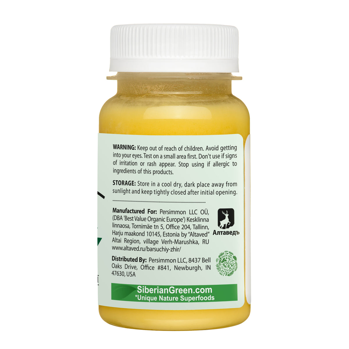 Badger Fat Cream with Sea Buckthorn & Pine Resin – Natural Siberian Remedy