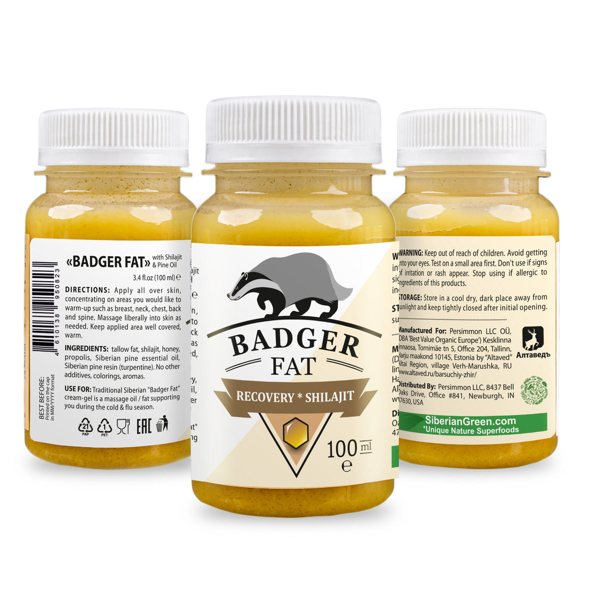 Badger Fat Cream – Traditional Siberian Care for Skin and Warmth