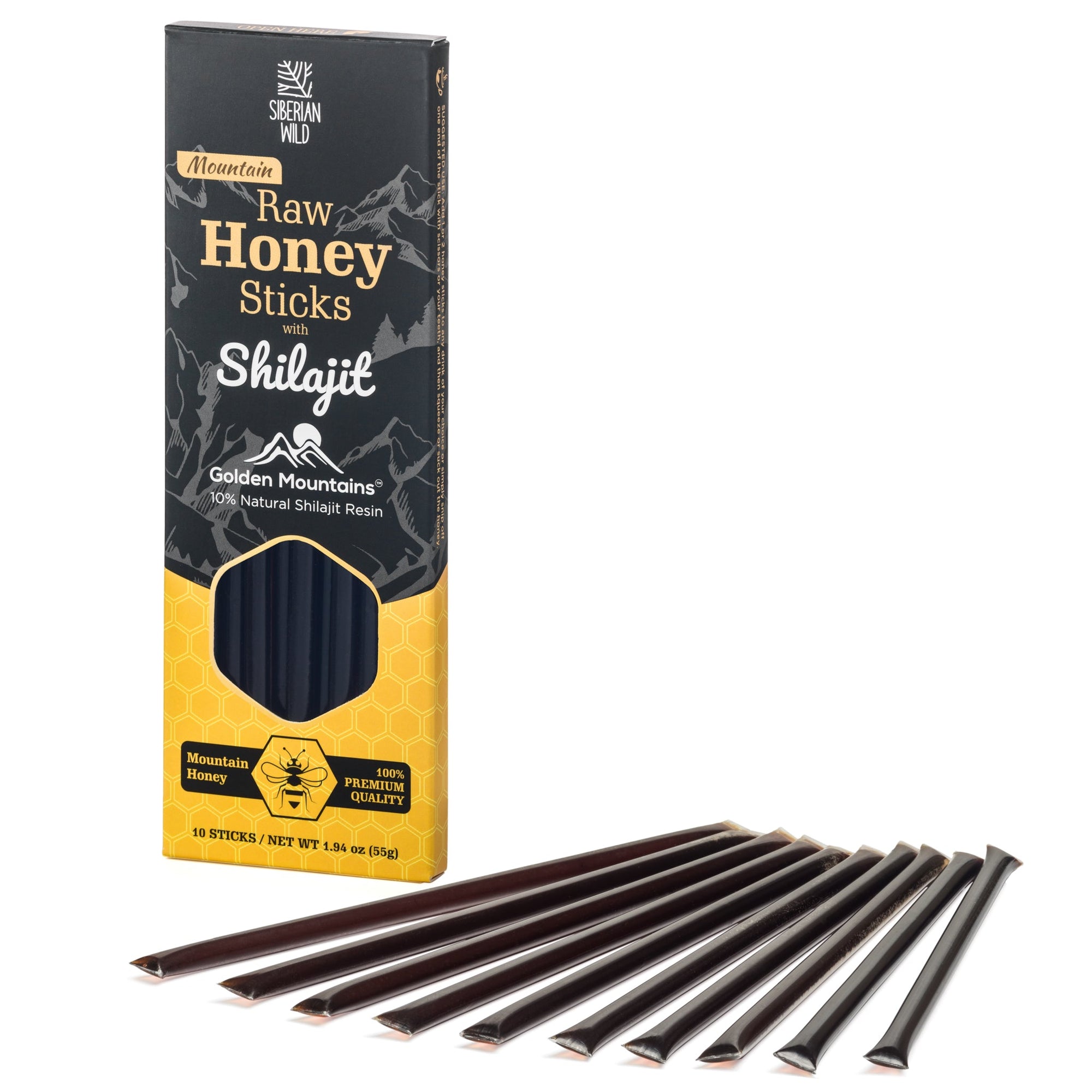 Shilajit honey sticks