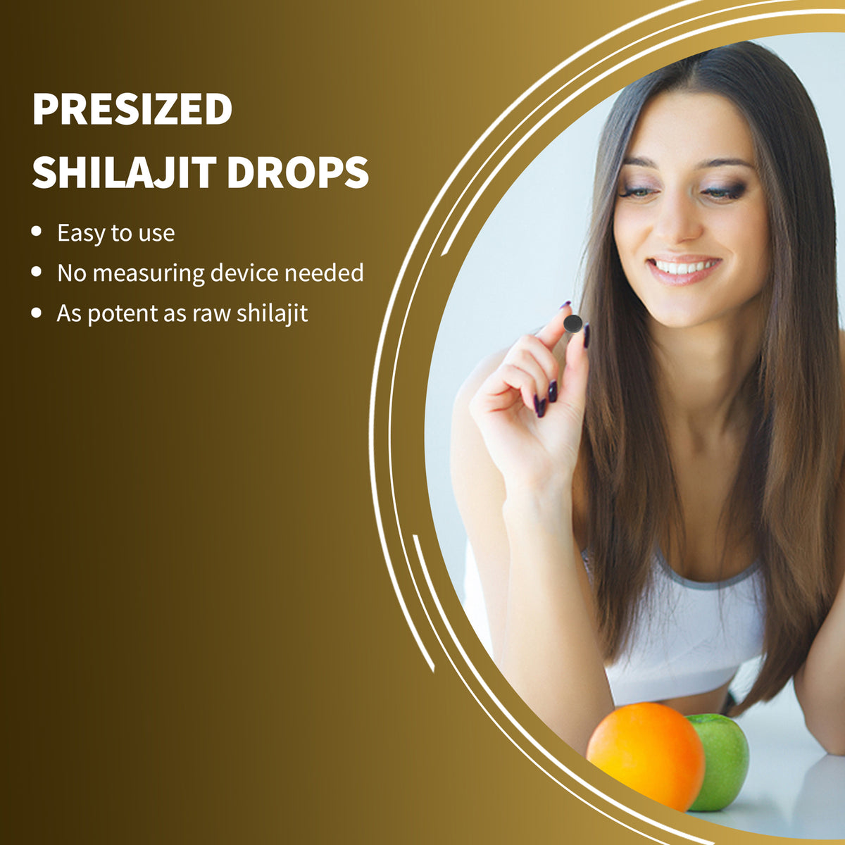 Golden Mountains Shilajit Dry Drops – 120 Tablets
