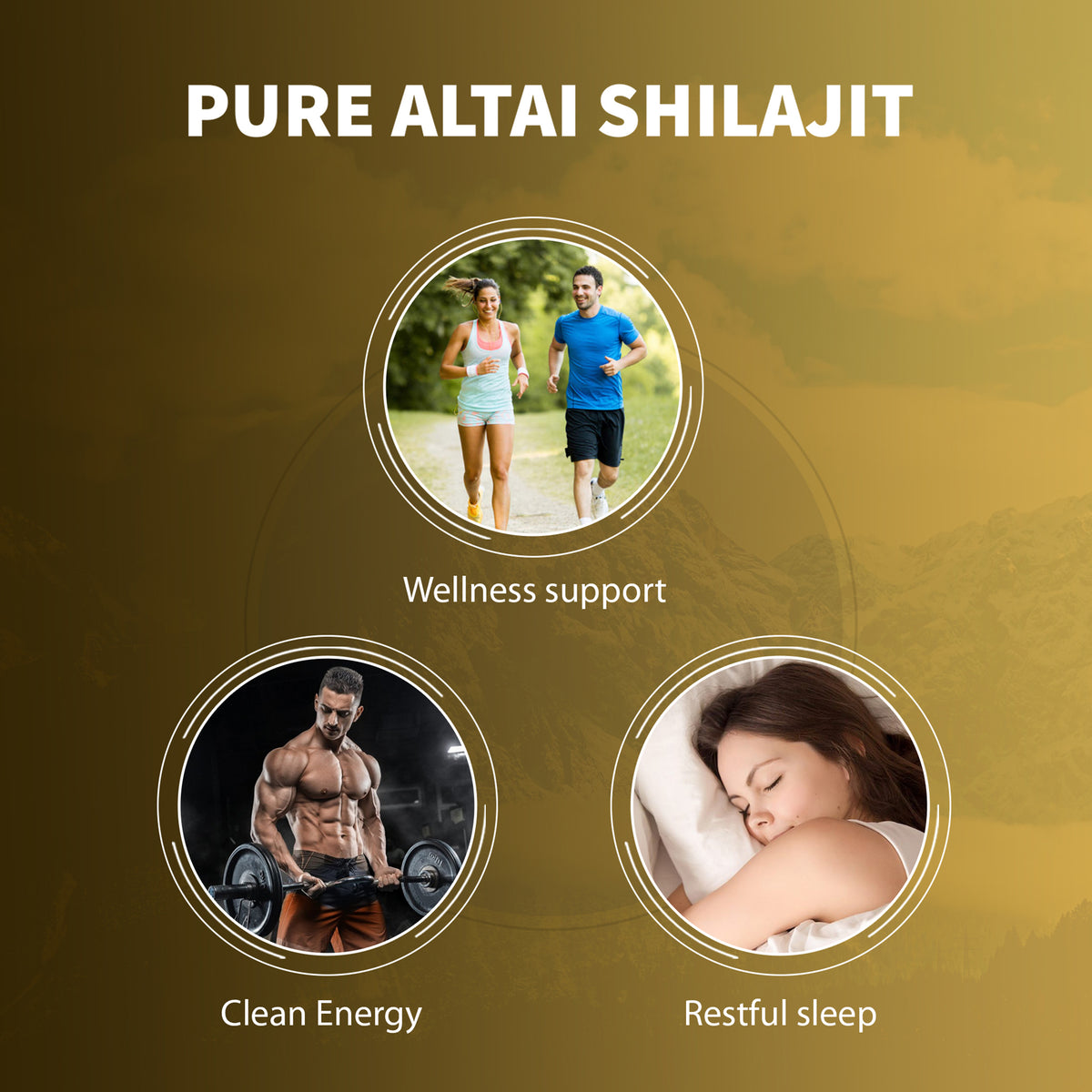 Golden Mountains Shilajit Dry Drops – 120 Tablets